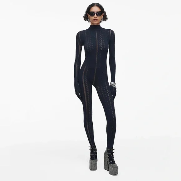 $650 MRSP | Marc Jacobs - The Rhinestone Kiki Ankle Boot | Black/Crystal | EU 40 - Picture 2 of 12